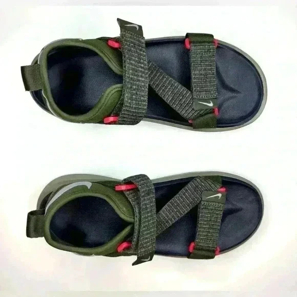 Nike Men’s Vista Sandal Rough Green/wolf Grey Strap Size-6 - Picture 10 of 11